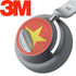 Vietnam Flag Distressed Surface Headphones Skin